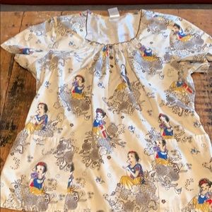Disney scrub top